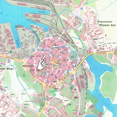 Urlaub Im Herzen Wismars 2og Sued 아파트